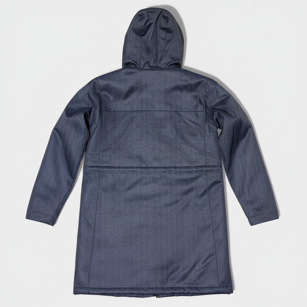 New Columbia Portland Point Parka Women's XS Black Herringbone Hooded Jacket - Picture 14 of 15